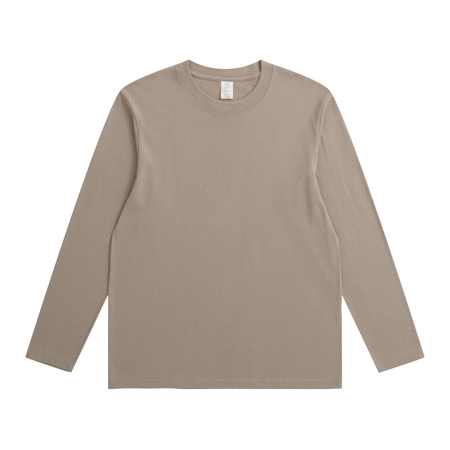 230G Adult Round Neck Long Sleeve T-Shirt