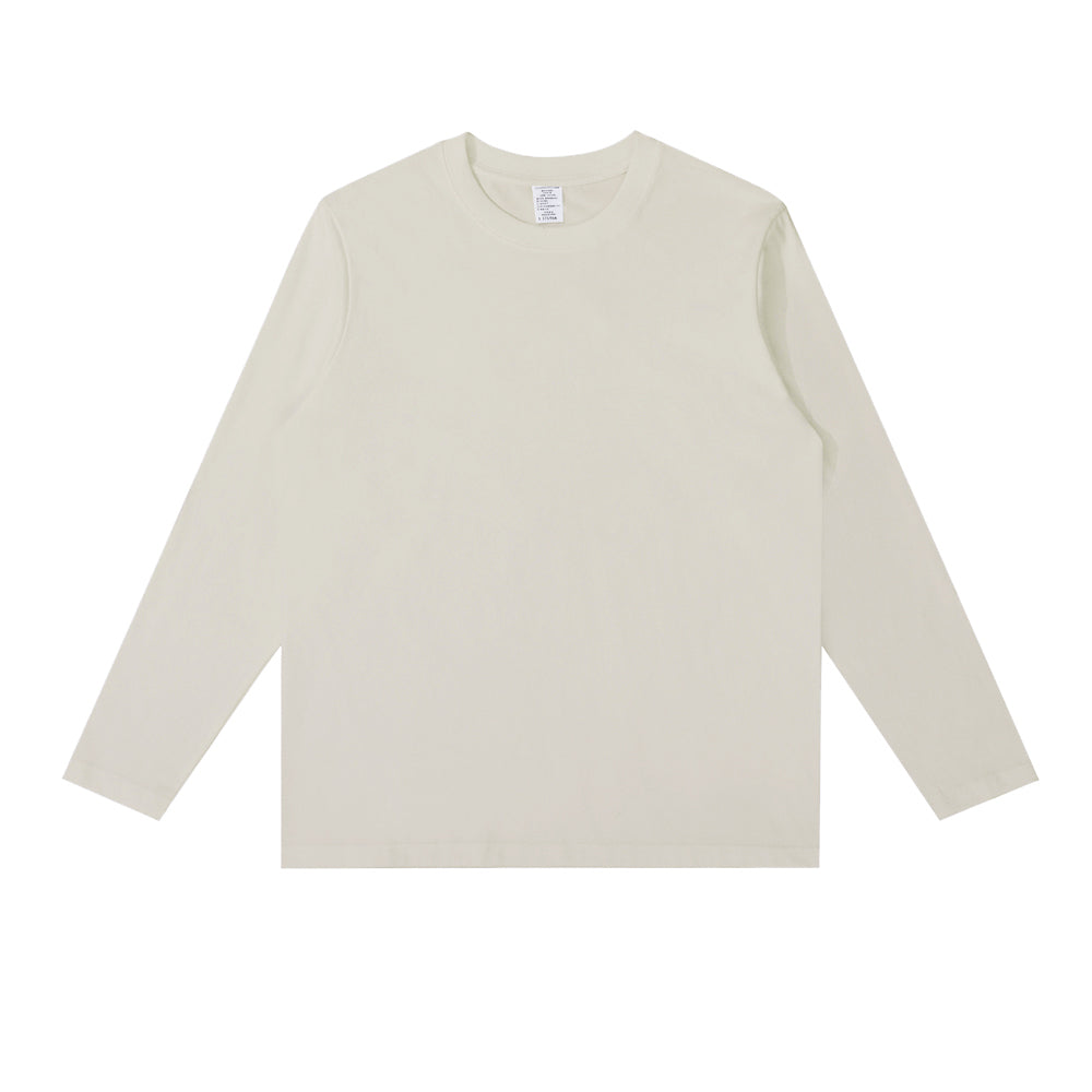 230G Adult Round Neck Long Sleeve T-Shirt