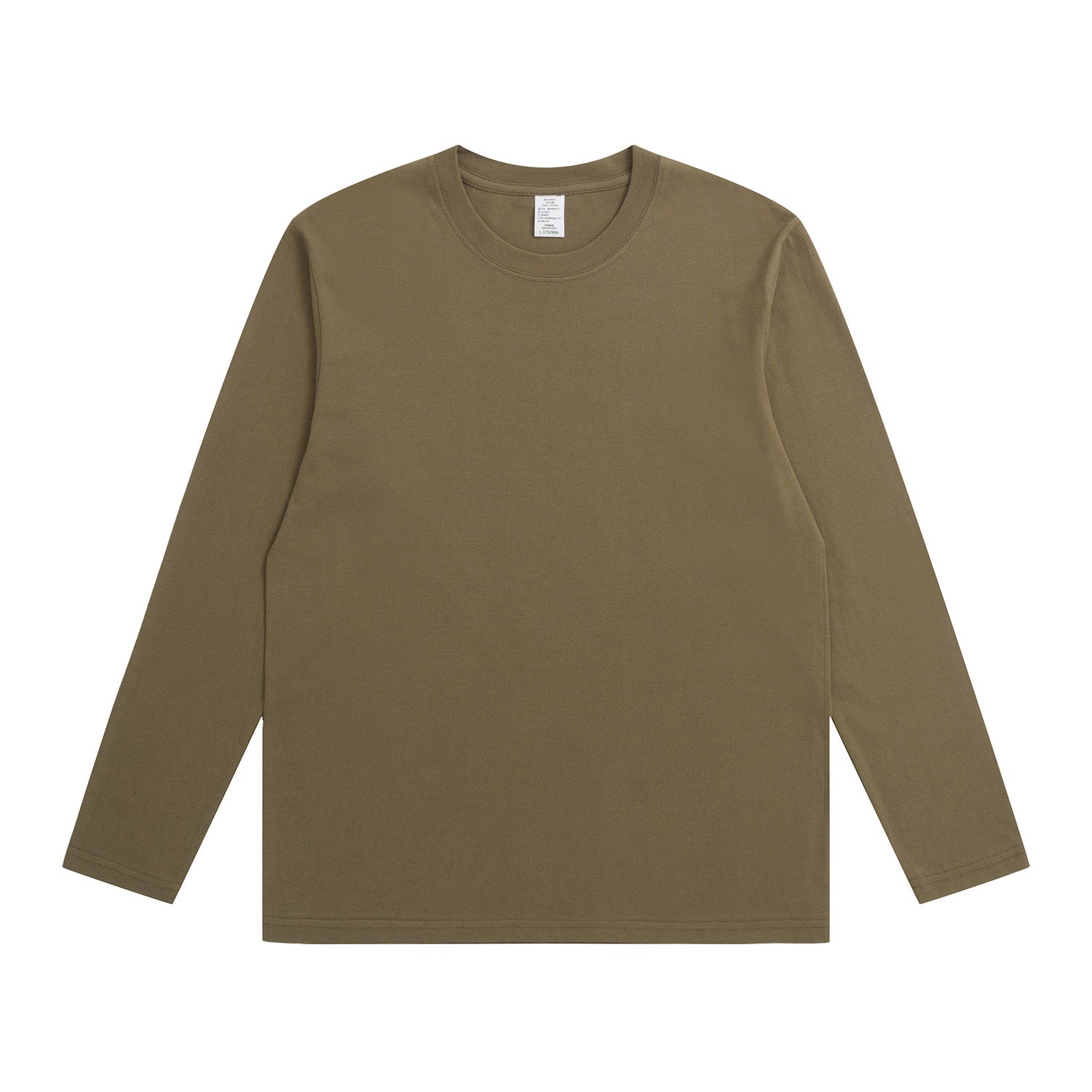 230G Adult Round Neck Long Sleeve T-Shirt