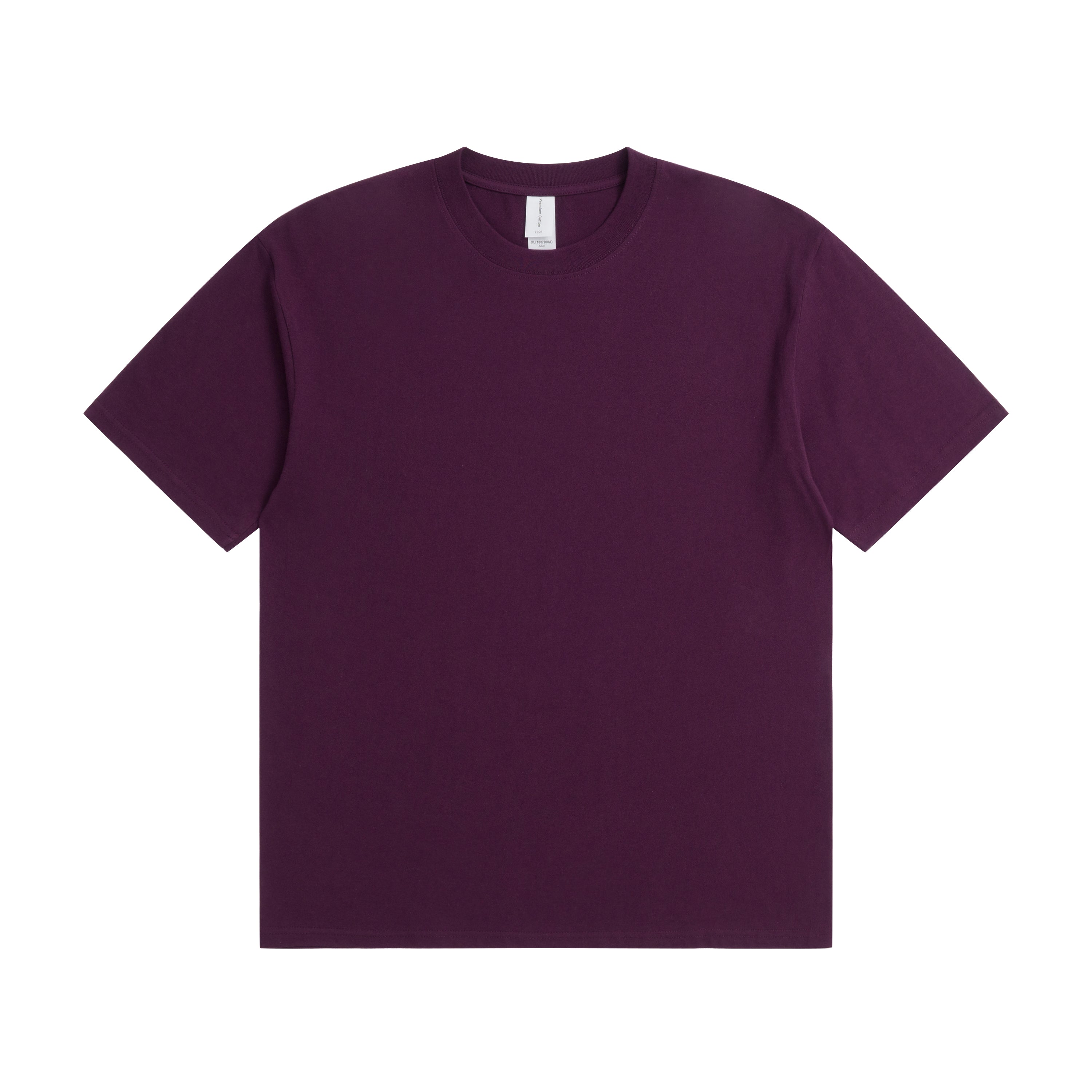 180G Adult Round Neck Short Sleeve T-Shirt