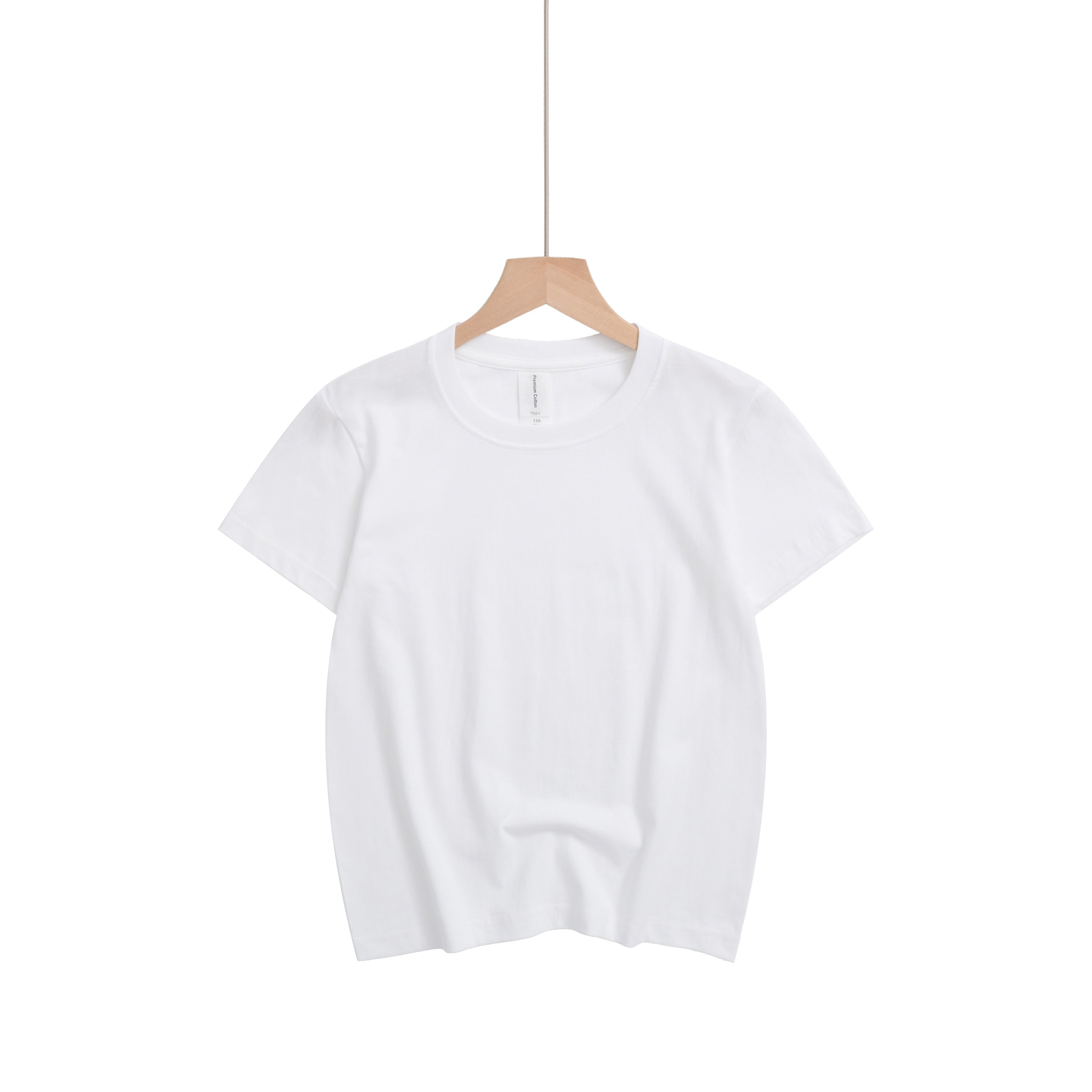 180G Kids Round Neck Short Sleeve T-Shirt