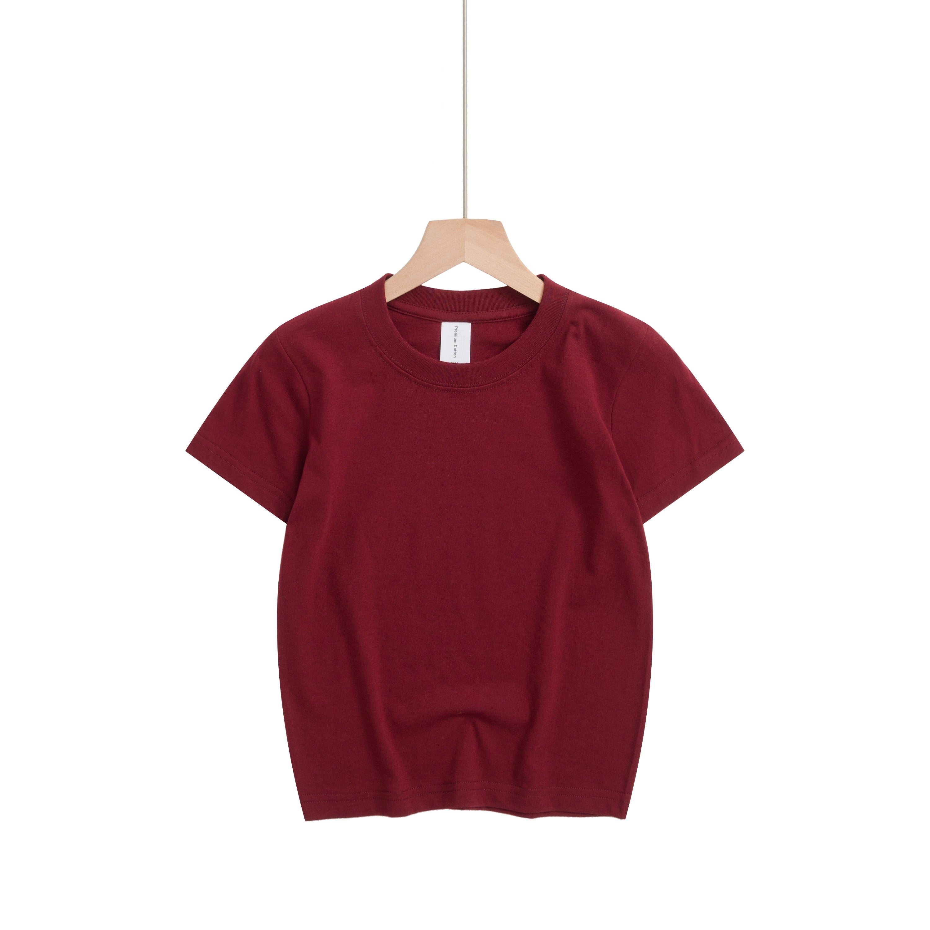 180G Kids Round Neck Short Sleeve T-Shirt